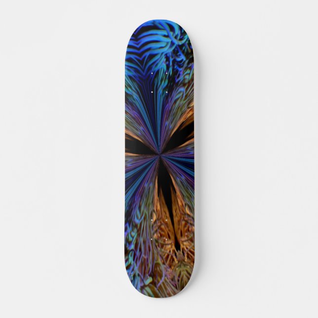 Coral Kaleidoscope Skateboard (Vorne)