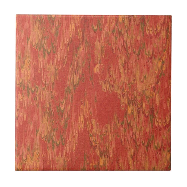 Coral Lava Fliese (Vorderseite)