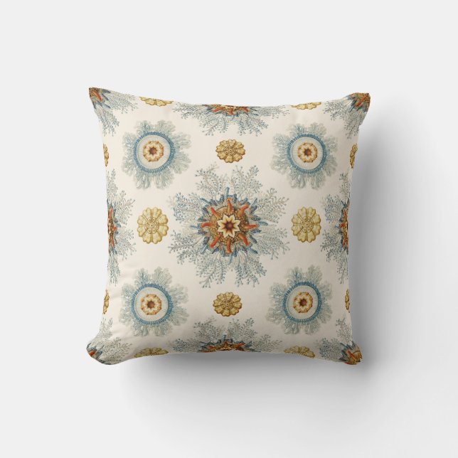 Coral Mandala Pattern Kissen (Vorderseite)