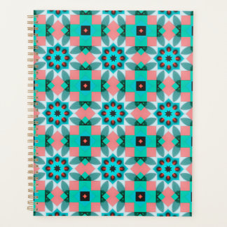 Coral & Mint Mandala Planner Planer