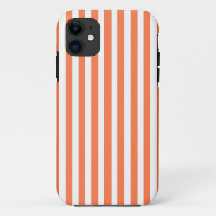 Coral Modern Stripes Case-Mate iPhone Hülle