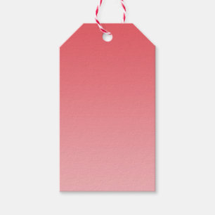 Coral Ombre Geschenkanhänger