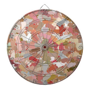 Coral Paint Spritzer Dartscheibe