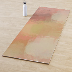 Coral Pastel Abstrakt Chic Yogamatte