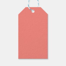 Coral Pink Gift Tags Geschenkanhänger