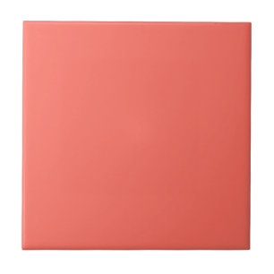 Coral Pink Minimalistisch Frühjahr & Sommer Dekora Fliese