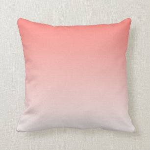 Coral Pink Ombre Gradient Kissen