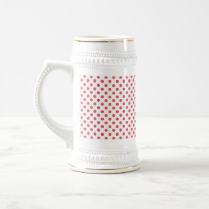 Coral Pink Polka Dots von Shirley Taylor Bierglas