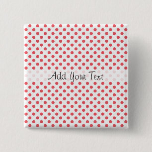 Coral Pink Polka Dots von Shirley Taylor Button