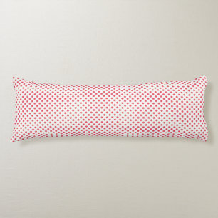 Coral Pink Polka Dots von Shirley Taylor Seitenschläferkissen