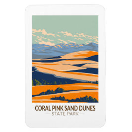 Coral Pink Sand Dunes Staat Park Utah Vintag Magnet