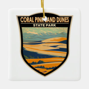 Coral Pink Sand Dunes State Park Utah Vintage Keramikornament