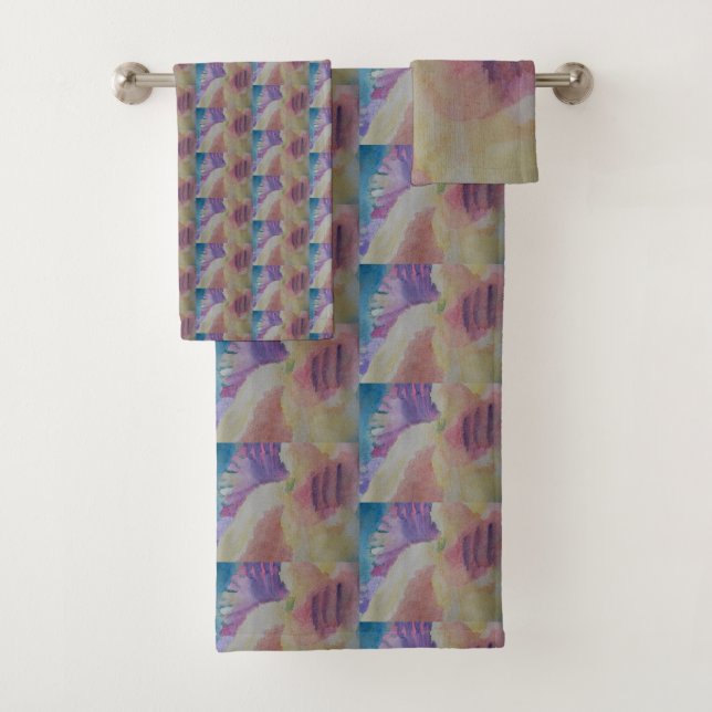 Coral Reef Abstrakt Art Badhandtuch Set (Insitu)