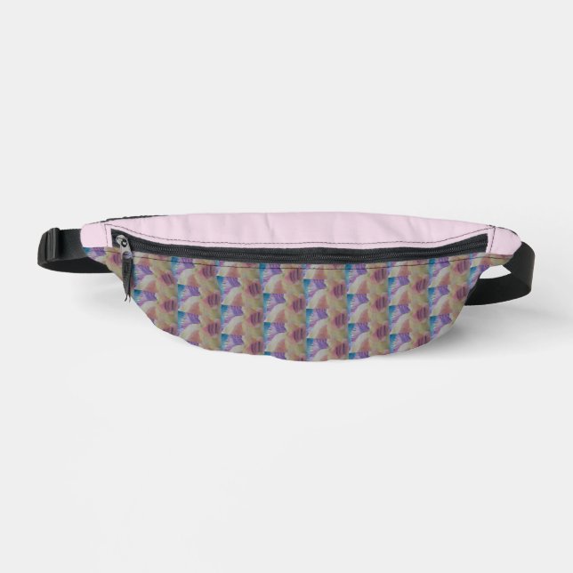 Coral Reef Abstrakt Art Bauchtasche (Vorderseite)
