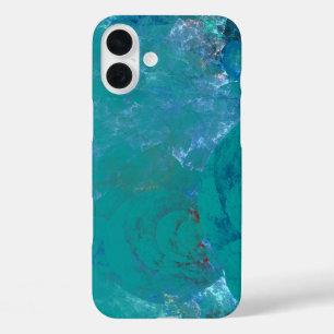 Coral Reef Abstrakt Art iPhone 16 Plus Hülle