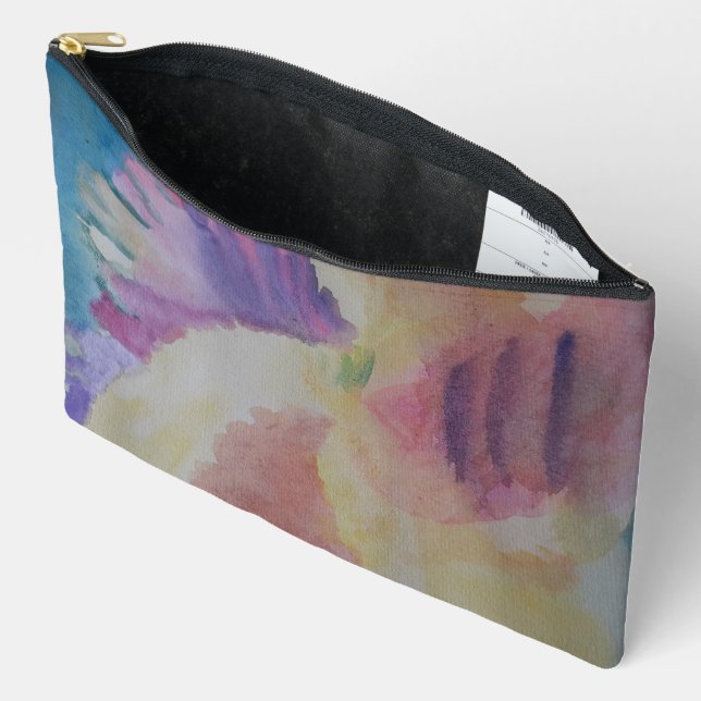 Coral Reef Abstrakt Art Zubehörtasche (Offen)