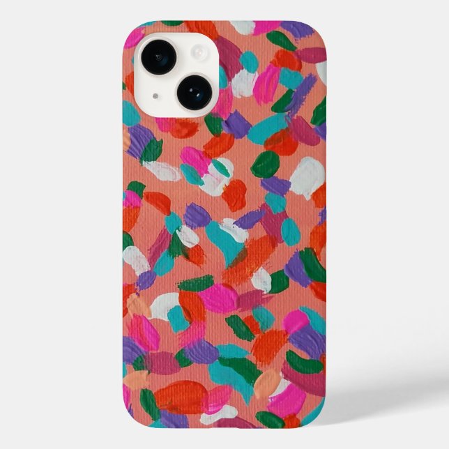 Coral Reef Abstrakt Case-Mate iPhone Hülle (Rückseite)