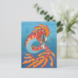 Coral Reef Kelpi Postkarte