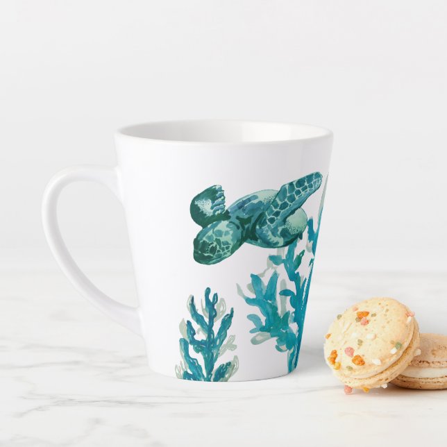 Coral Reef Malerei Sea Turtle Beach Ocean Tasse (Beispiel)