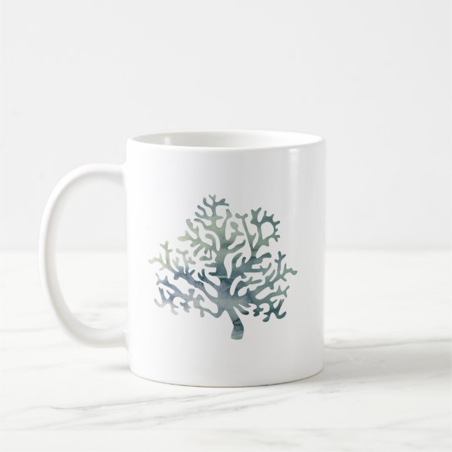 Coral Reef Painting Beach Lover Kaffeetasse (Links)