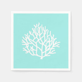 Coral Reef Strandfarben Throw Kissen Küste Serviette