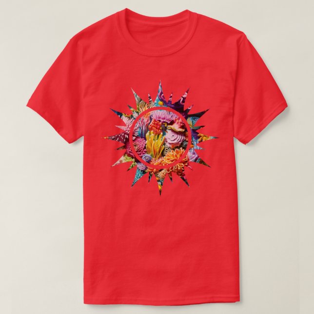 Coral Reef Sun T-Shirt (Design vorne)