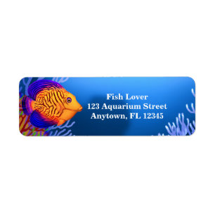 Coral Reef Zickzack Tang Label