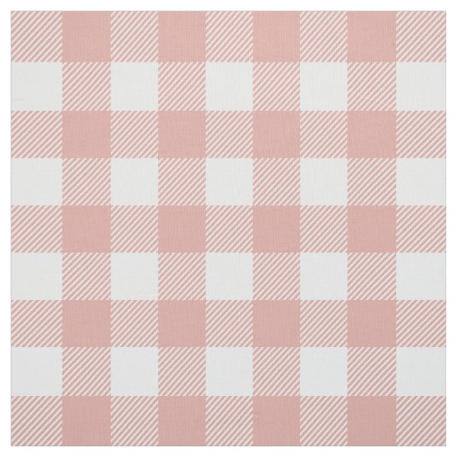 Coral Rose Buffalo Kariert Stoff (Muster)