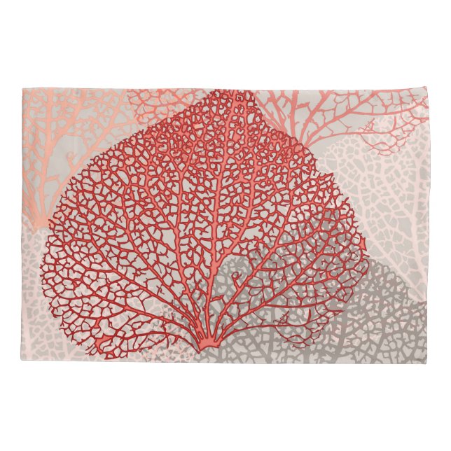 Coral Shadow Kissenbezug (Rückseite)