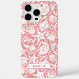 Coral Shells Personalized iPhone 16 Pro Max Hülle