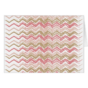 Coral Spice Scribble ZigZag Zickzack Muster