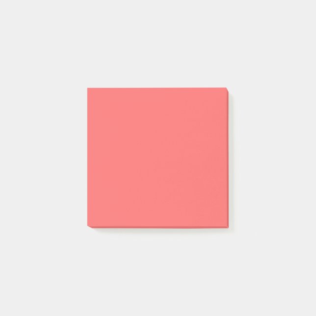 Coral Stylish Stationery Post-it Klebezettel (Vorderseite)