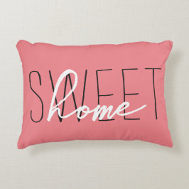 Coral Sweet Dreams Schlafzimmer Throw Accent Kisse Dekokissen