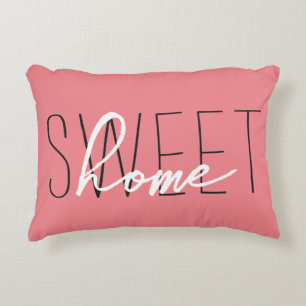 Coral Sweet Dreams Schlafzimmer Throw Accent Kisse Dekokissen