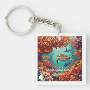 "Coral Symphony" Schlüsselanhänger