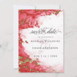 Coral Tourmaline Watercolor Geode Barefoot™