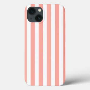 Coral und White Candy Streifen Case-Mate iPhone ca Hülle