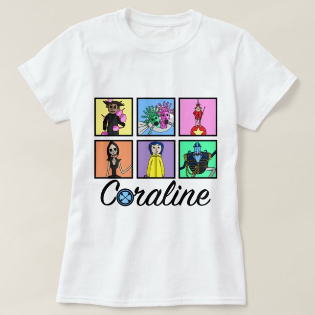 Coraline T-Shirt (Design vorne)