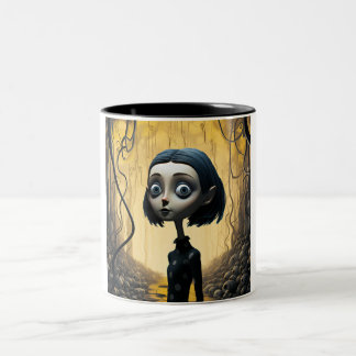 Coraline-Tasse Zweifarbige Tasse