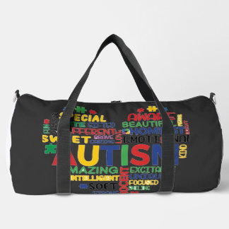 corazon autismo duffle bag
