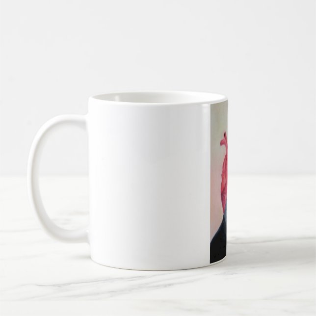 Corazón Kawaii Rojo Kaffeetasse (Links)