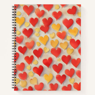Corazones en Fuego Notizbuch