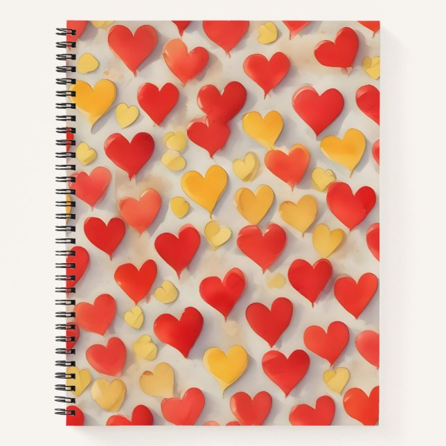 Corazones en Fuego Notizbuch (Vorderseite)