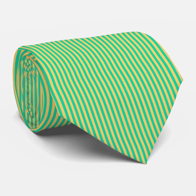 Corbata de estilo masculino moderno rayas krawatte (Gerollt)