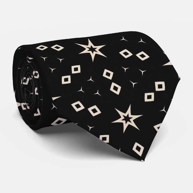 Corbata de estilo masculino moderno rayas krawatte (Gerollt)