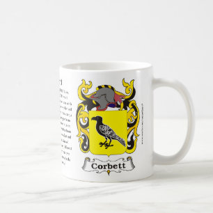 Corbett, Ursprung, Bedeutung und das Wappen Tasse