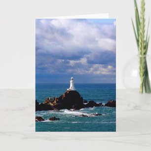 Corbiere Leuchtturm bei Flut Karte