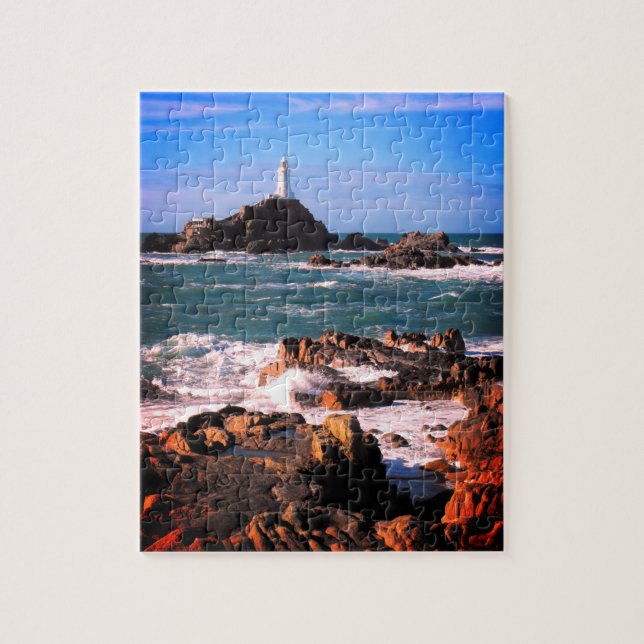 Corbiere lighthouse Jersey Puzzle (Vertikal)