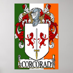 Corcoran Wappen Druck Poster