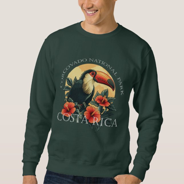 Corcovado Costa Rica Toucan Sweatshirt (Vorderseite)